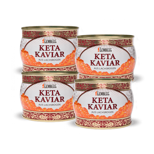 Keta Caviar, 4 x 500g